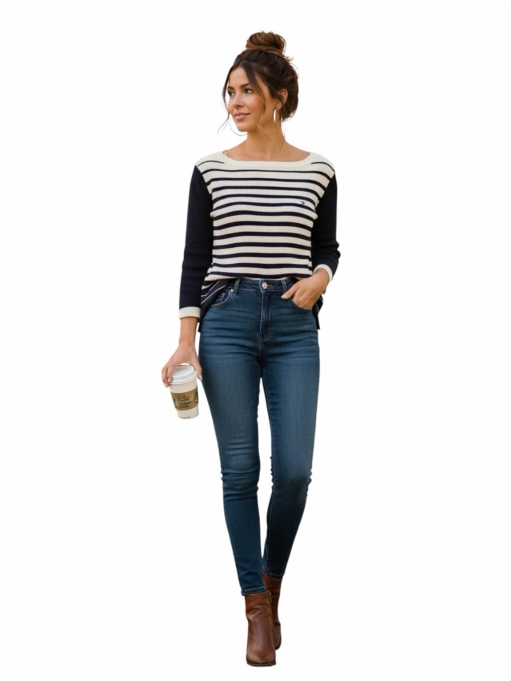 Tommy Hilfiger Stripe Boatneck Sweater